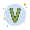 letter v